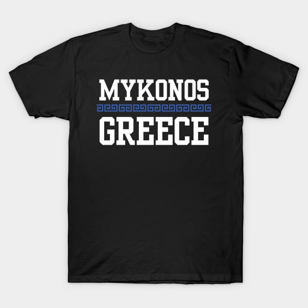 Mykonos T-Shirt by HobbyAndArt